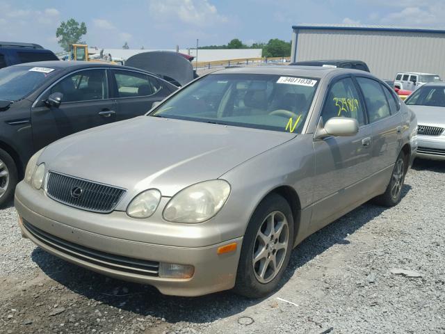 JT8BD68S5Y0104709 - 2000 LEXUS GS 300 TAN photo 2