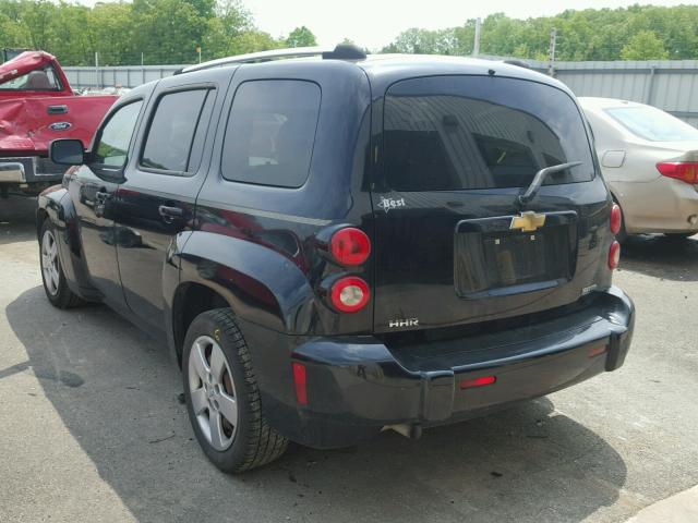 3GNBAADB5AS592083 - 2010 CHEVROLET HHR LS შავი ფოტო 3
