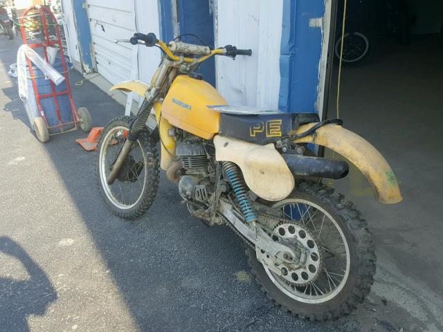 203363 - 1980 SUZUKI PE175 YELLOW photo 3