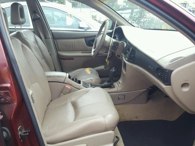 2G4WB55K511337907 - 2001 BUICK REGAL LS 勃艮第红 照片 5