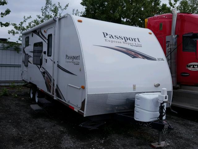 4YDT23820DT411026 - 2013 KEYSTONE PASSPORT WHITE photo 1