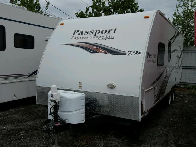 4YDT23820DT411026 - 2013 KEYSTONE PASSPORT WHITE photo 2