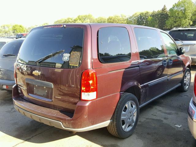 1GNDV23W48D186443 - 2008 CHEVROLET UPLANDER L 栗色 照片 4