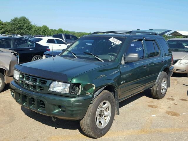 4S2CK58W314355594 - 2001 ISUZU RODEO GREEN photo 2