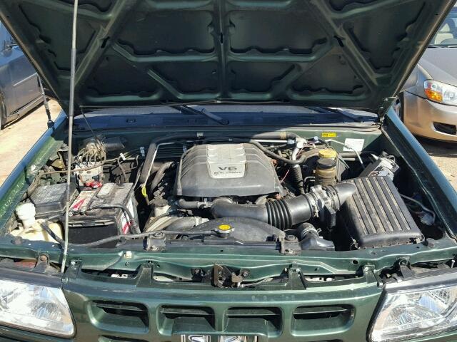 4S2CK58W314355594 - 2001 ISUZU RODEO GREEN photo 7