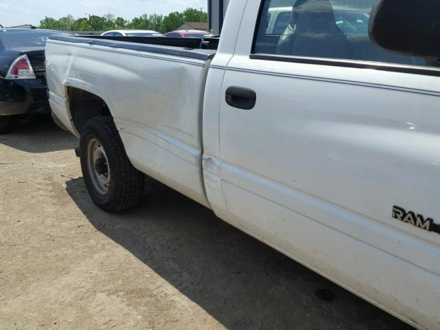 1B7HC16XX1S676742 - 2001 DODGE RAM 1500 WHITE photo 9