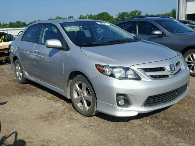 2T1BU4EE3CC878427 - 2012 TOYOTA COROLLA BA SILVER photo 1