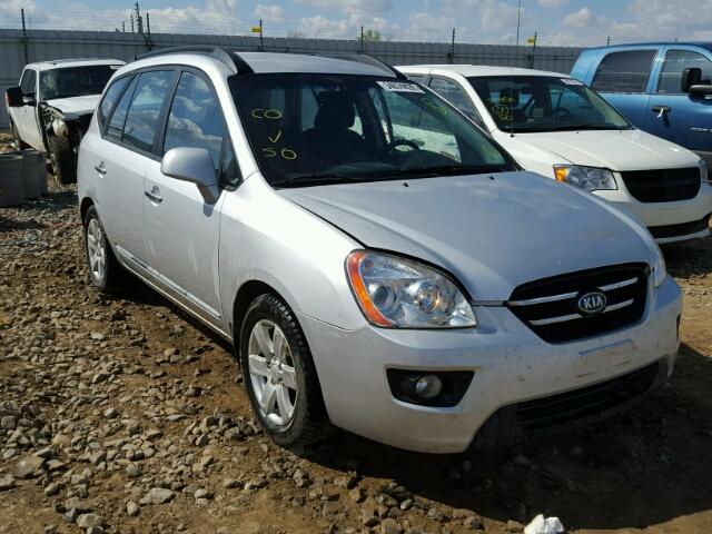 KNAFG525887124433 - 2008 KIA RONDO BASE SILVER photo 1