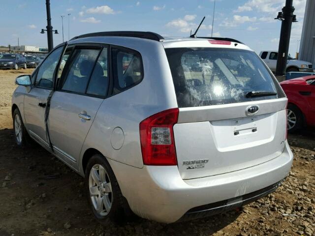 KNAFG525887124433 - 2008 KIA RONDO BASE SILVER photo 3