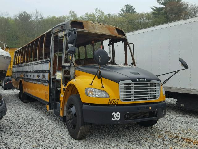 4UZABRDU6FCFW9537 - 2015 FREIGHTLINER CHASSIS B2 YELLOW photo 1