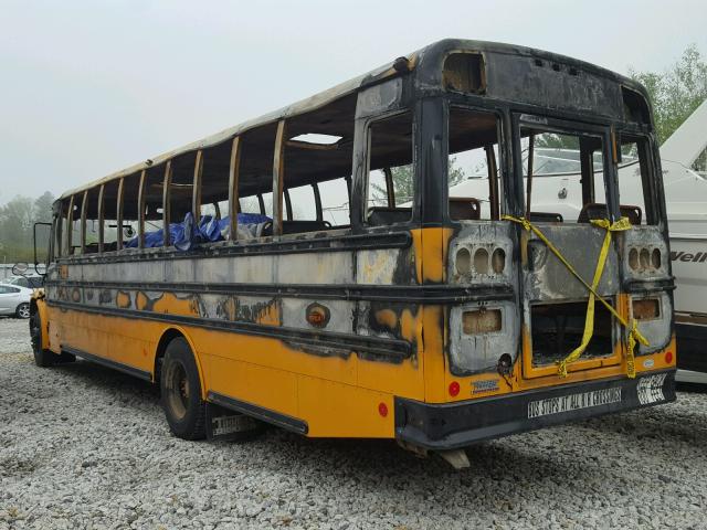 4UZABRDU6FCFW9537 - 2015 FREIGHTLINER CHASSIS B2 ყვითელი ფოტო 3