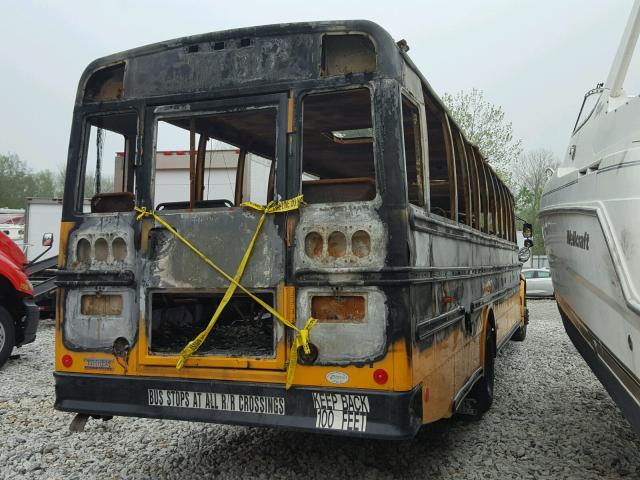 4UZABRDU6FCFW9537 - 2015 FREIGHTLINER CHASSIS B2 ყვითელი ფოტო 4