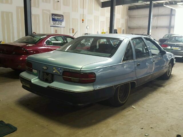 1G1BN53E2NR104807 - 1992 CHEVROLET CAPRICE CL 蓝色 照片 4