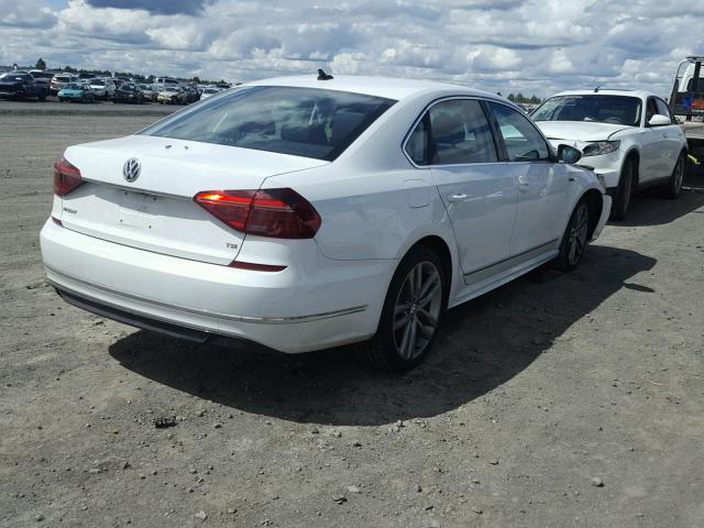 1VWDT7A37HC040948 - 2017 VOLKSWAGEN PASSAT R-L WHITE photo 4