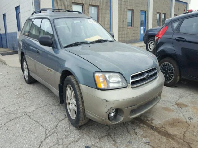 4S3BH6651Y7667962 - 2000 SUBARU LEGACY OUT GREEN photo 1