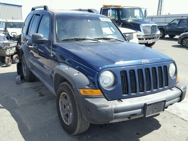 1J4GL38K75W526542 - 2005 JEEP LIBERTY RE BLUE photo 1