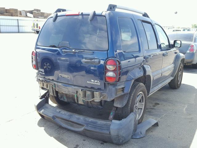 1J4GL38K75W526542 - 2005 JEEP LIBERTY RE BLUE photo 4