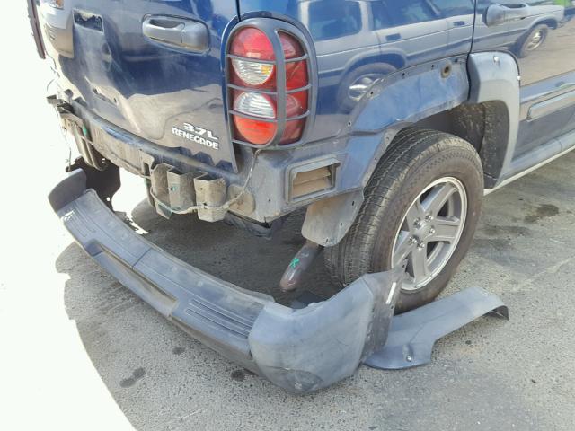 1J4GL38K75W526542 - 2005 JEEP LIBERTY RE BLUE photo 9