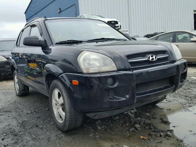 KM8JM12B87U501987 - 2007 HYUNDAI TUCSON SE BLACK photo 1