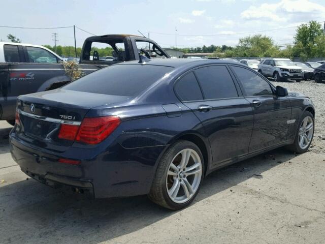 WBAKA8C55CDS99989 - 2012 BMW 750I BLUE photo 4