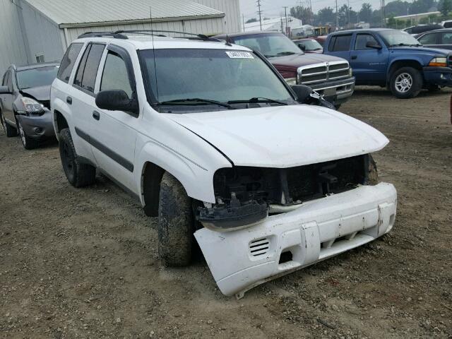 1GNDT13S352117389 - 2005 CHEVROLET TRAILBLAZE WHITE photo 1