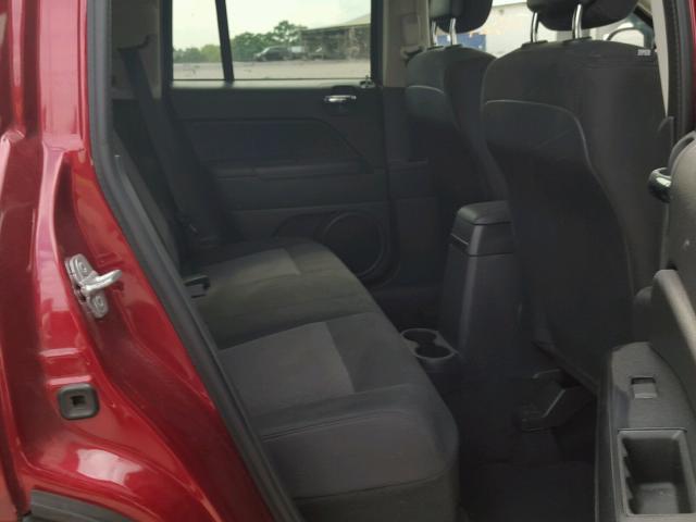 1C4NJCBA7ED511280 - 2014 JEEP COMPASS SP RED photo 6