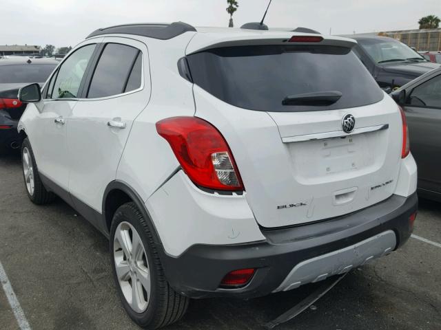 KL4CJBSB6GB617299 - 2016 BUICK ENCORE CON WHITE photo 3