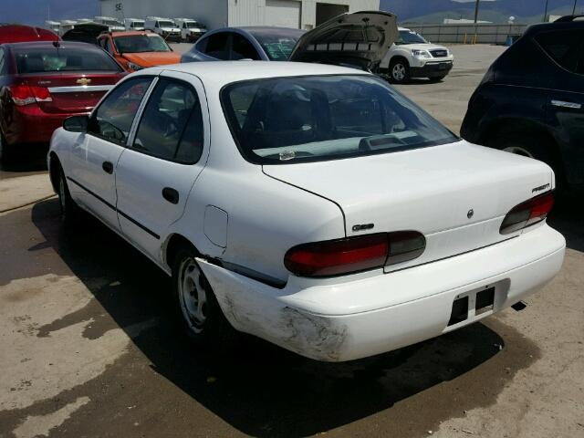 1Y1SK5269TZ005033 - 1996 GEO PRIZM WHITE photo 3