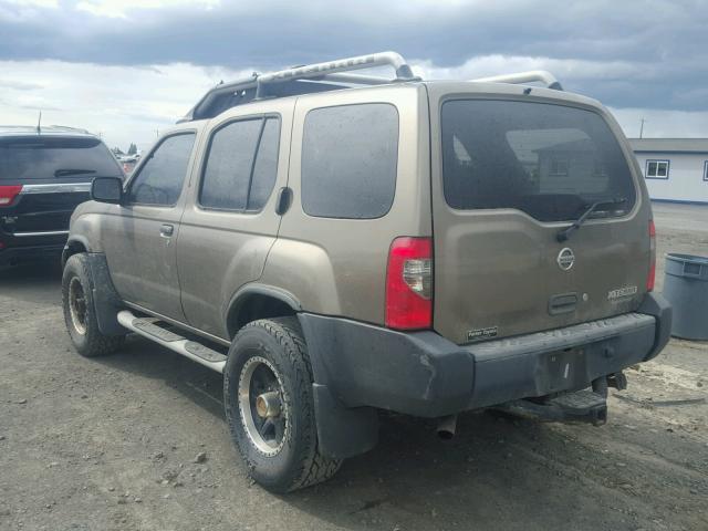 5N1MD28Y82C536543 - 2002 NISSAN XTERRA SE BROWN photo 3