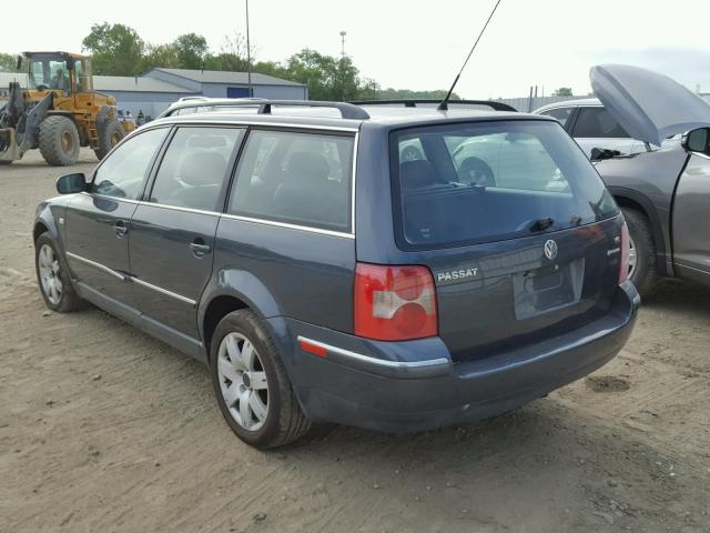 WVWYH63BX3E164780 - 2003 VOLKSWAGEN PASSAT GLX GRAY photo 3