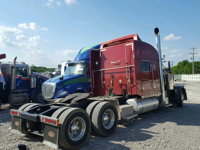 1XP5DB9X91D554765 - 2001 PETERBILT 379 RED photo 4