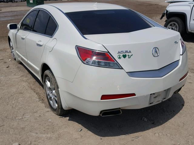 19UUA86249A005913 - 2009 ACURA TL WHITE photo 3