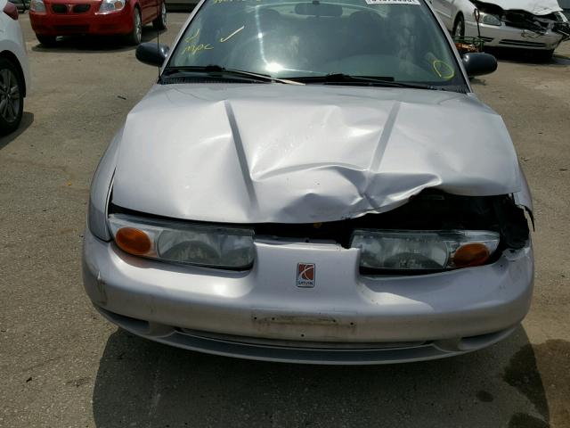 1G8ZH52841Z340243 - 2001 SATURN SL1 SILVER photo 9