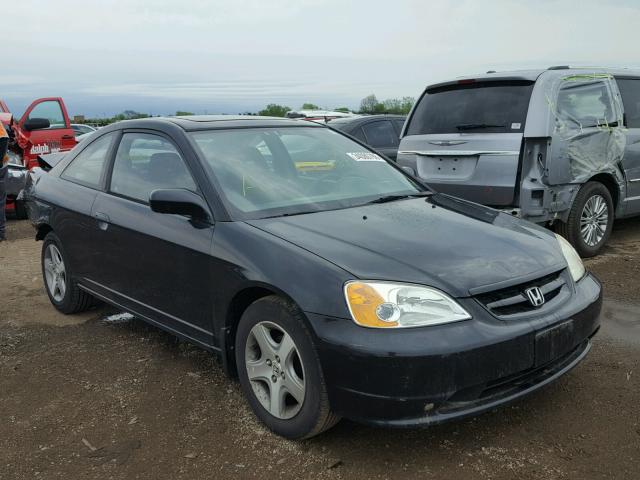 1HGEM22901L021448 - 2001 HONDA CIVIC SI BLACK photo 1