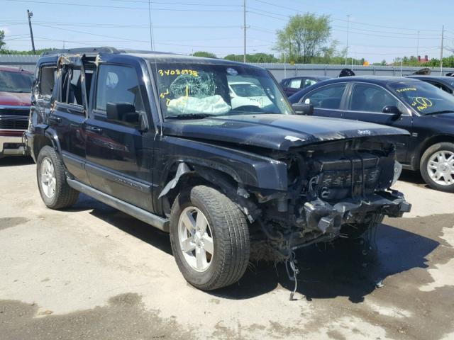 1J8HG48P37C528883 - 2007 JEEP COMMANDER შავი ფოტო 1