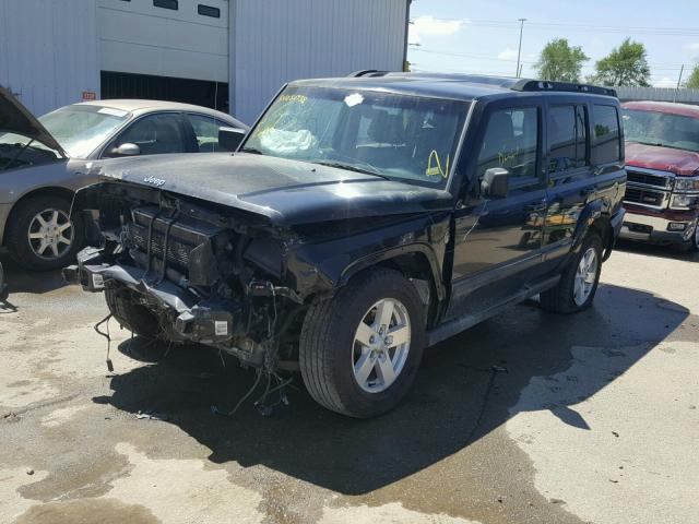 1J8HG48P37C528883 - 2007 JEEP COMMANDER შავი ფოტო 2