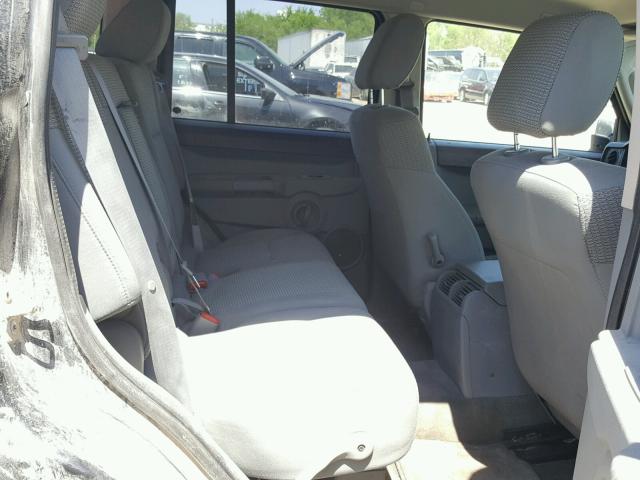 1J8HG48P37C528883 - 2007 JEEP COMMANDER შავი ფოტო 6