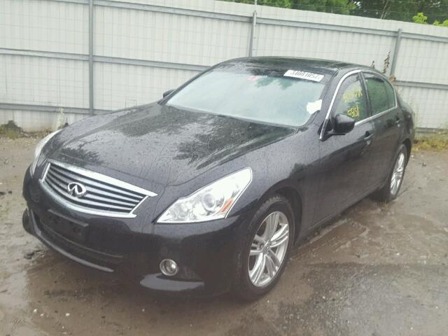 JN1CV6AR3DM765123 - 2013 INFINITI G37 BLACK photo 2