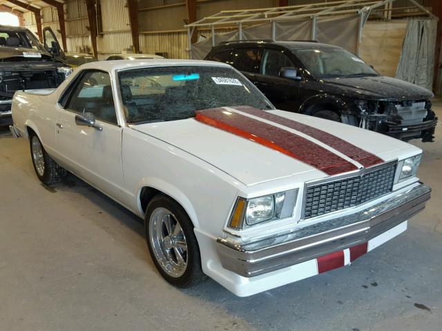 1H80U8Z486948 - 1978 CHEVROLET EL CAMINO WHITE photo 1