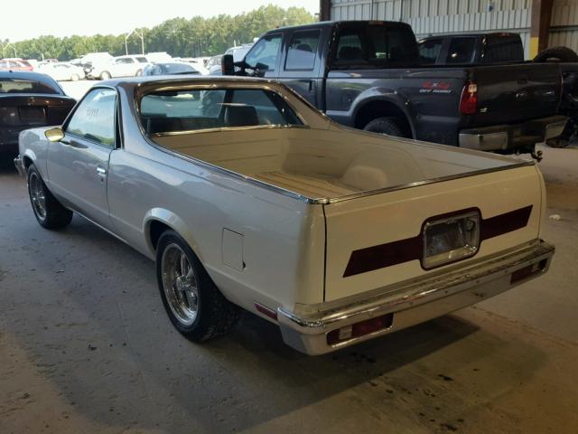 1H80U8Z486948 - 1978 CHEVROLET EL CAMINO WHITE photo 3