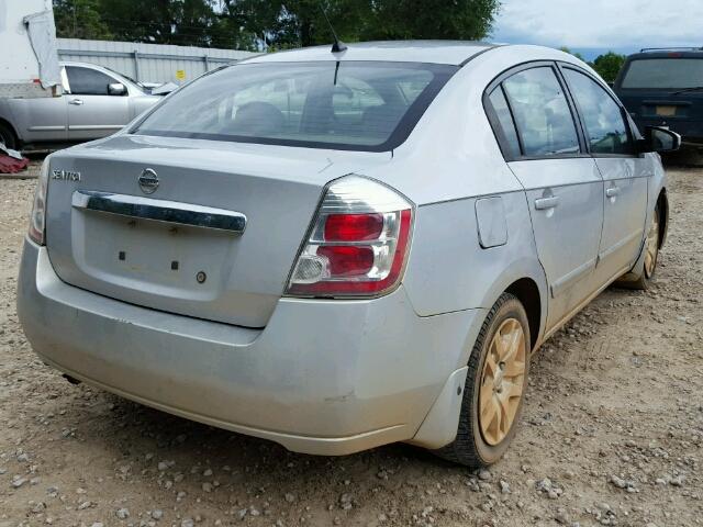 3N1AB6AP8AL639084 - 2010 NISSAN SENTRA 2.0 SILVER photo 4