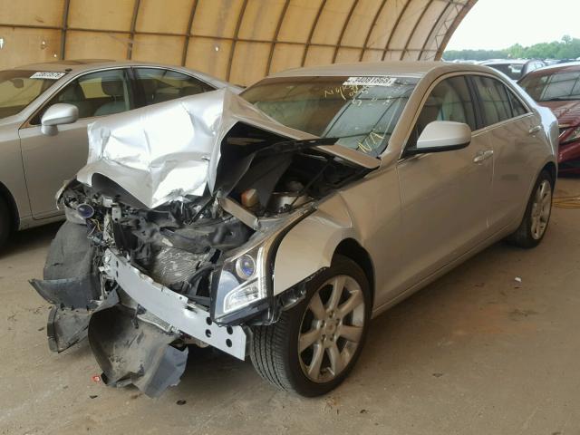 1G6AG5RX0D0133105 - 2013 CADILLAC ATS SILVER photo 2