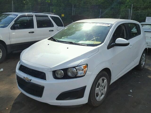 1G1JA6SH1E4197888 - 2014 CHEVROLET SONIC LS WHITE photo 2