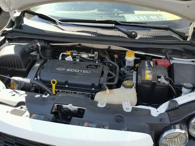 1G1JA6SH1E4197888 - 2014 CHEVROLET SONIC LS WHITE photo 7