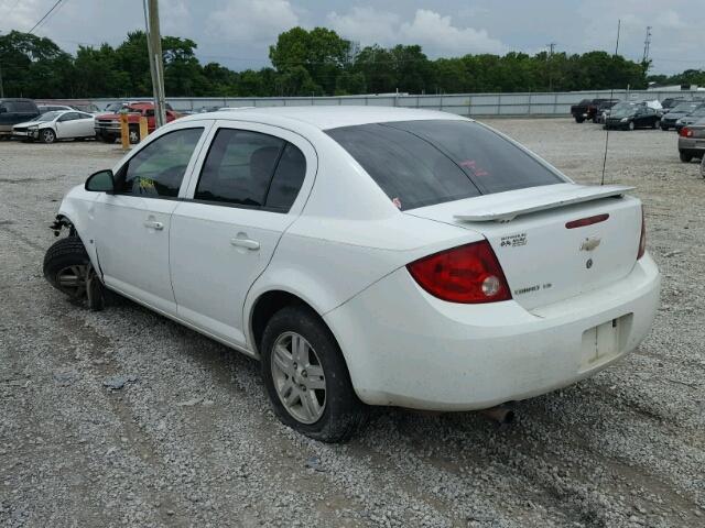 1G1AK55FX67768005 - 2006 CHEVROLET COBALT LS WHITE photo 3