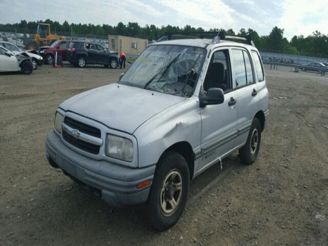 2CNBJ13C8Y6912259 - 2000 CHEVROLET TRACKER GRAY photo 2