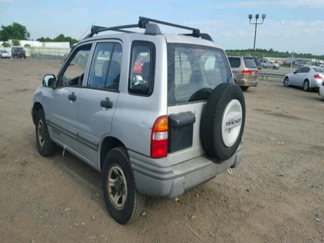 2CNBJ13C8Y6912259 - 2000 CHEVROLET TRACKER GRAY photo 3