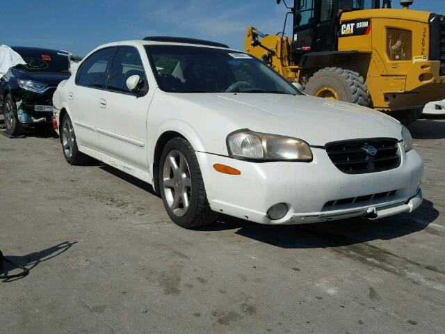 JN1CA31D41T613349 - 2001 NISSAN MAXIMA GXE WHITE photo 1