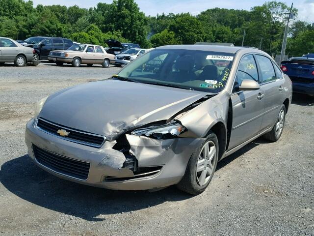 2G1WB58K369175017 - 2006 CHEVROLET IMPALA LS TAN photo 2