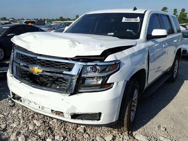 1GNSK3EC1FR283205 - 2015 CHEVROLET TAHOE SPEC WHITE photo 2